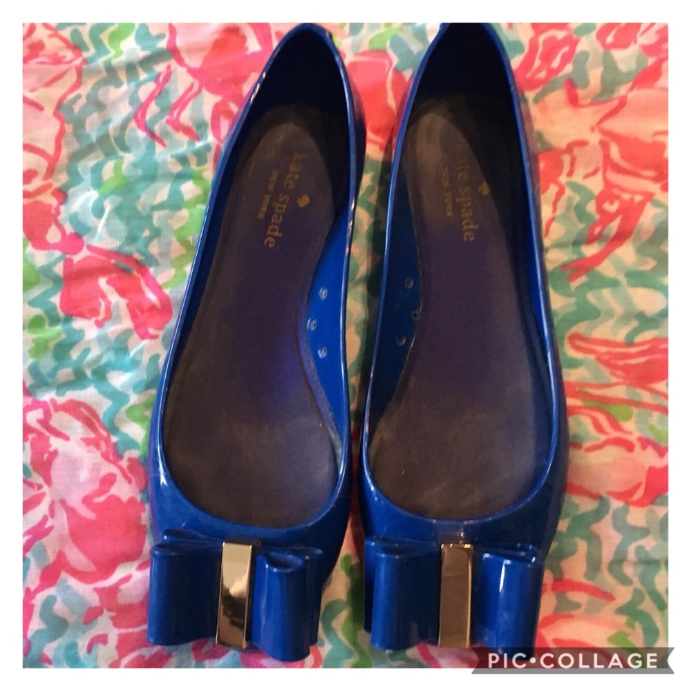 Kate Spade Jelly Bow (Rain) Flats